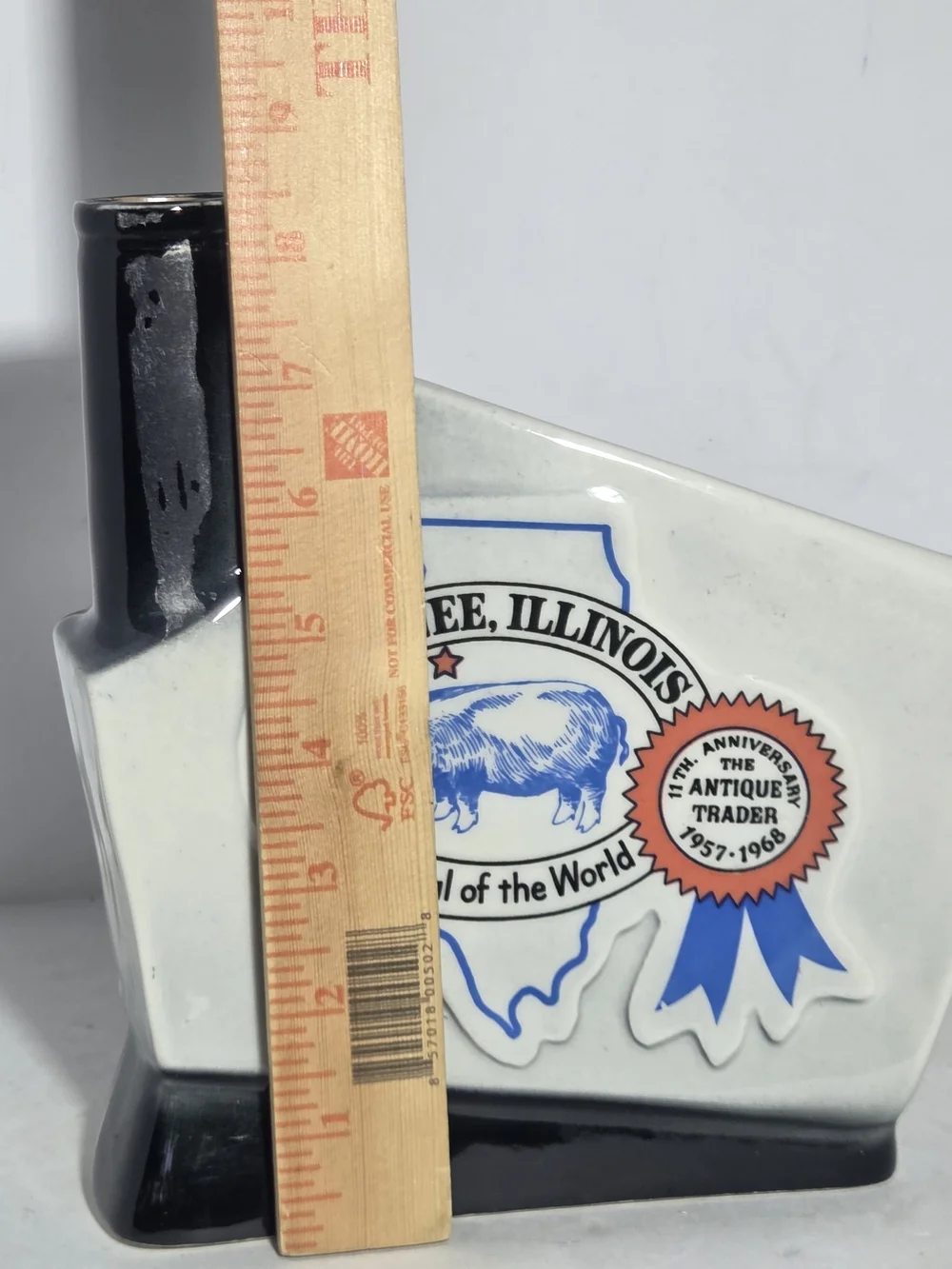 Vintage 1968 Jim Beam Bourbon Decanter The Antique Trader 11th Anniversary